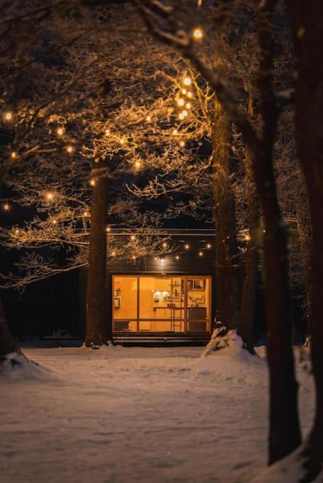 Beautiful Tiny House On The Lake Side. トラカイ エクステリア 写真